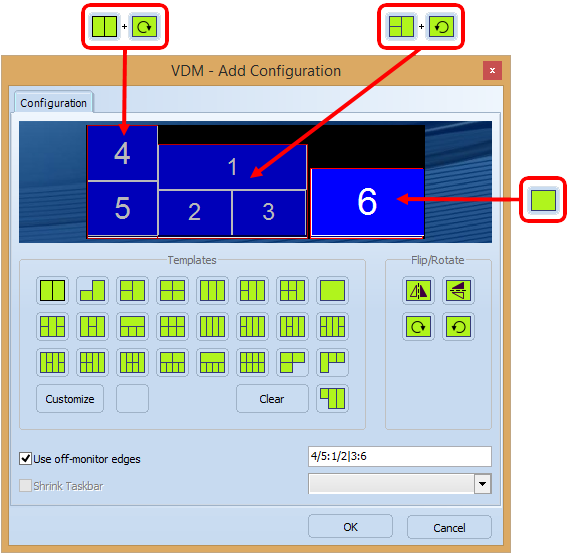 Add Configuration Screen. A few template manipulation steps are outlined.